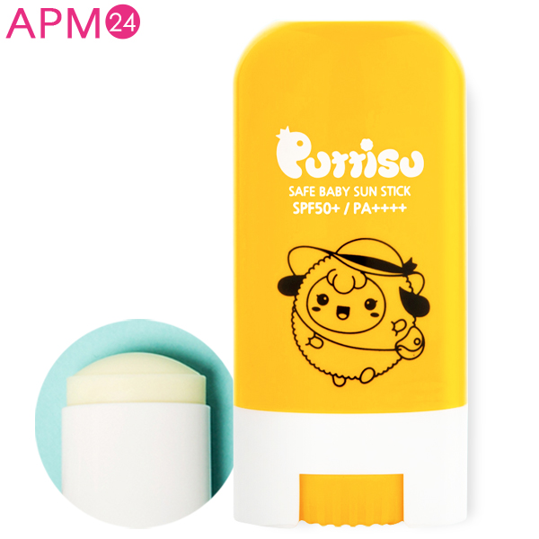 puttisu プティシューベビーサンスティック SPF50+PA++++ 日焼け止め UVスティック の画像