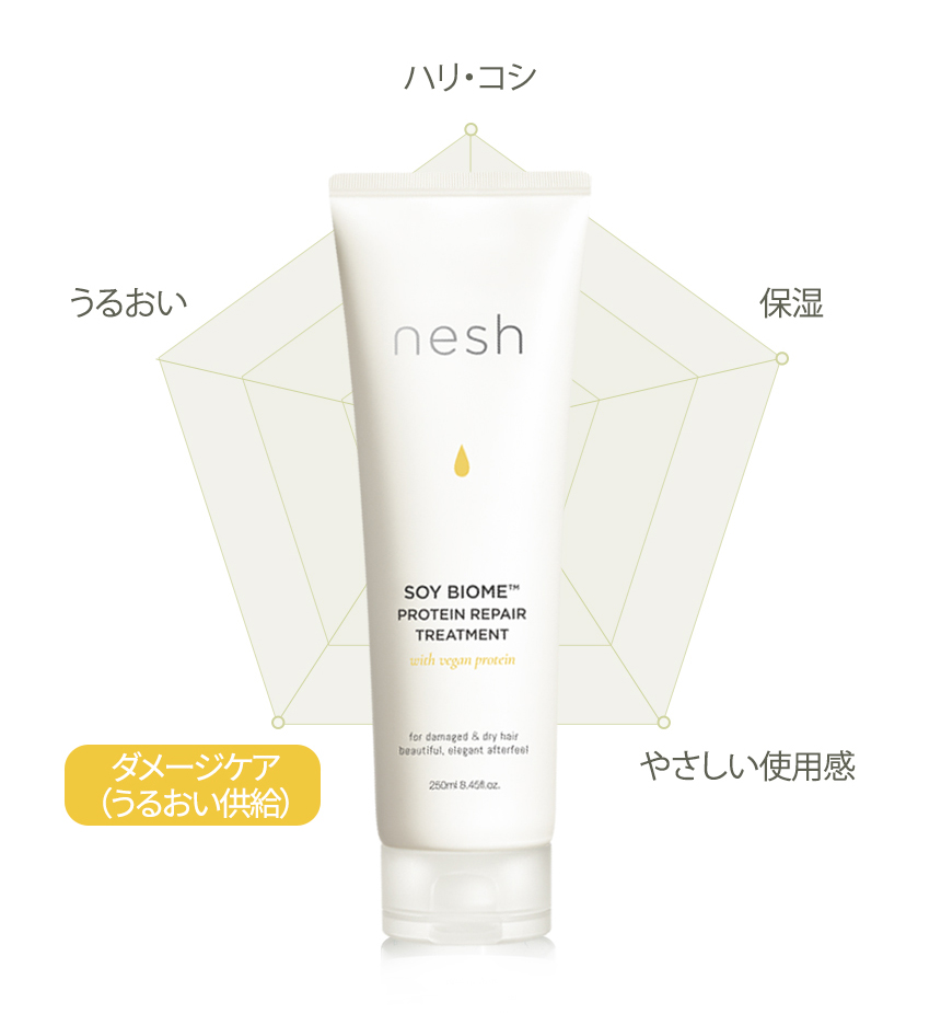 nesh ソイ プロテイン トリートメント 250ml 【 ダメージケア 】 / インバス ヘアトリートメント  の画像