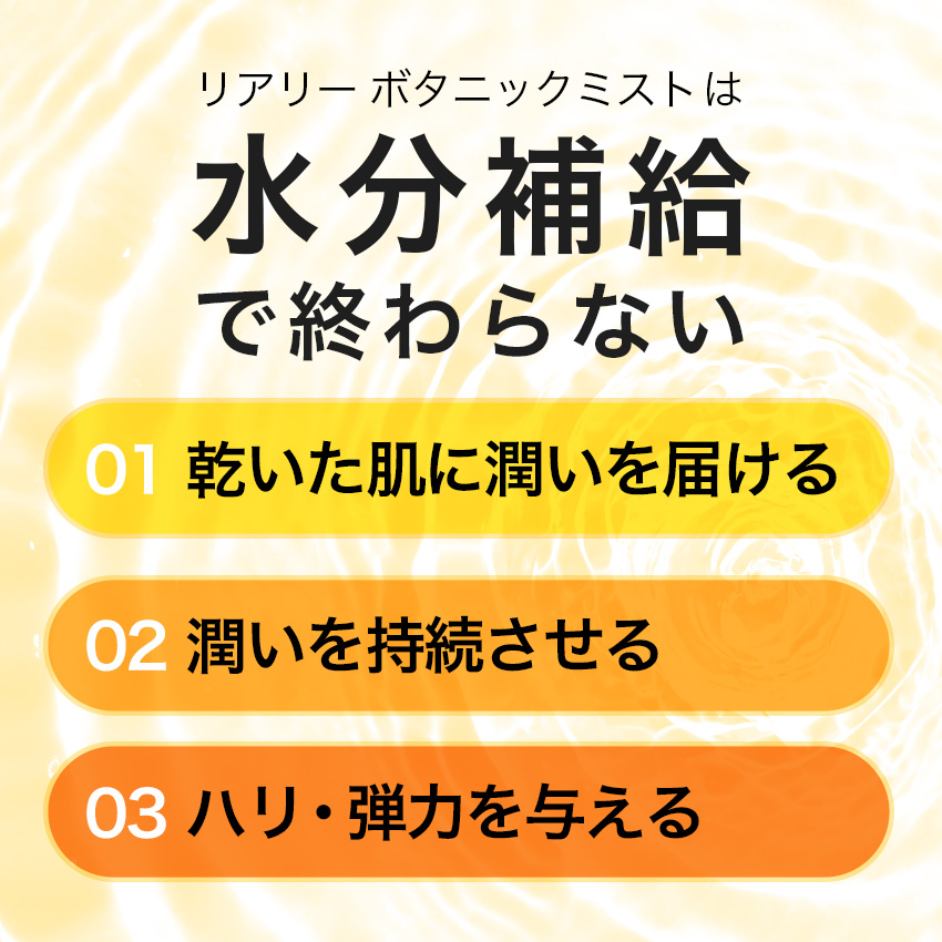 RE EARLY リアリー ボタニックミスト 100ml / ミスト化粧水  の画像