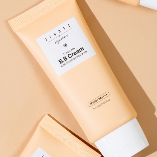 ジゴット シグネチャー サンスクリーン BBクリーム SPF50+PA++++ 50ml / ベースメイク　2個セット の画像